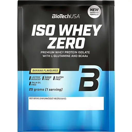 Протеїн BiotechUSA IsoWhey Zero Lactose Free Banana 25 г