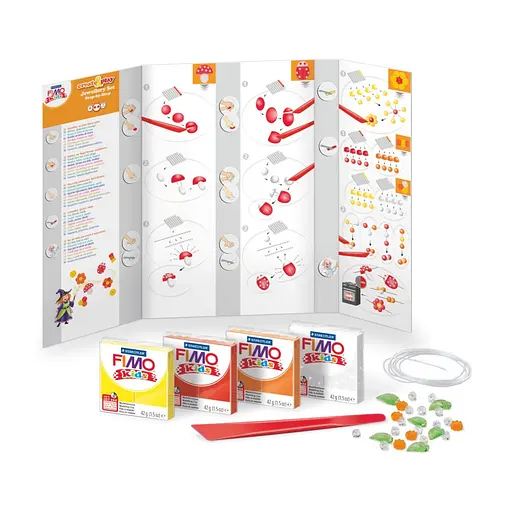 Набор для создания украшений Fimo kids "Цветы" 4цв 42г Fimo - фото 2