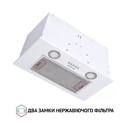 Вытяжка полновстраиваемая Perfelli BI 5652 WH 1000 LED - фото 3