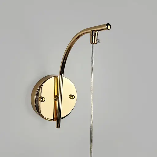 Бра Line F у золотому корпусі із кришталевим плафоном Ø 12 см Арт. W886/1 FGD - фото 7