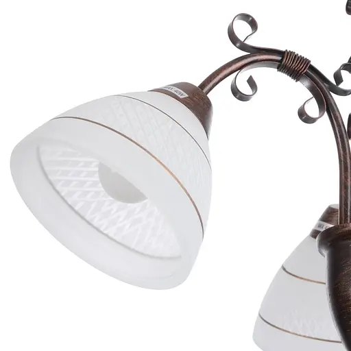 Люстра стельова Brille E27 60W BR (LK-526C/3) - фото 3