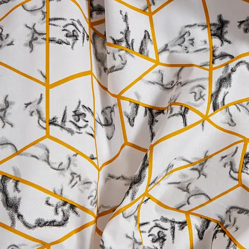 Комплект постельного белья Moon&Star Бязь Gold Люкс Modern Marble Двуспальные 175х210 наволочки 4х70х70 - фото 8