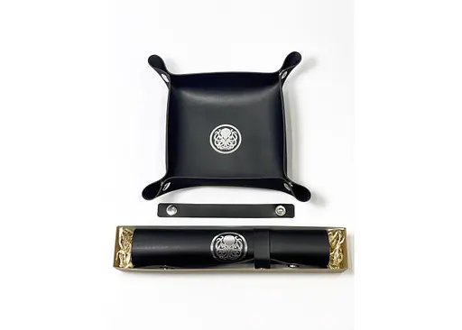 Настольная игра Планета Ігор Лоток для кубиков Ктулху (черный) (Dice tray Cthulhu black) (pi-dt001) - фото 3