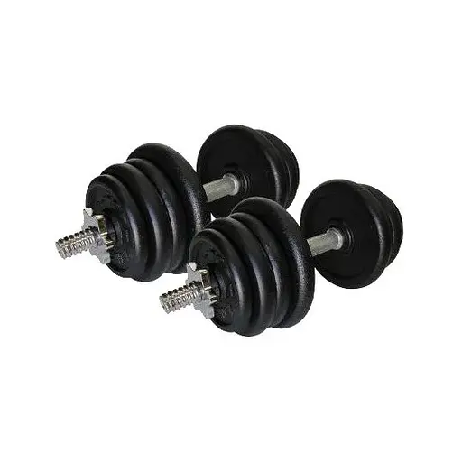 Гантелі складальні литі Home 2 шт по 27,5 кг TI-968-745-27-2