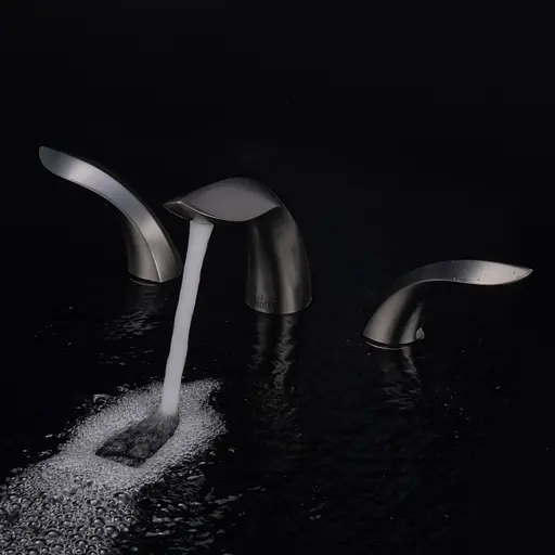 Набір душова система зовнішнього монтажу з термостатом Nett PSr-88 + змішувач на борт ванни та аксесуари Графіт - фото 6