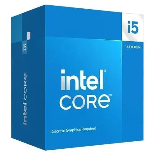 Процессор Intel Core i5 LGA1700 i5-14400F Box 10x2.5 ГГц Turbo Boost 4.7 ГГц 16 потоков L3 20Мб Raptor Lake 10 нм TDP 65 - фото 1
