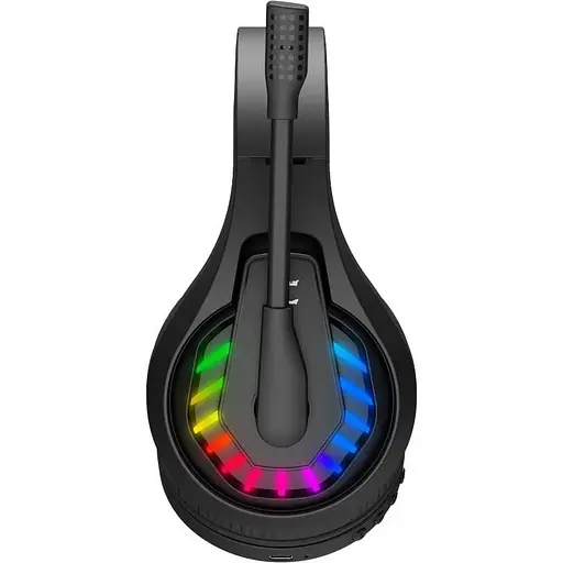 Игровая гарнитура Bloody GR230 з LED пидсвичуванням, чорний колир, Bluetooth v5.2 + 2.4GHz + 3.5 Jack (GR230 (Black)) - фото 5