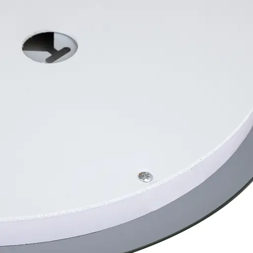 Дзеркало Qtap Mideya 500x700 з LED-підсвічуванням Touch, з антизапотіванням, з годинником, диммером яскравості QT2078NCR5070W - фото 9