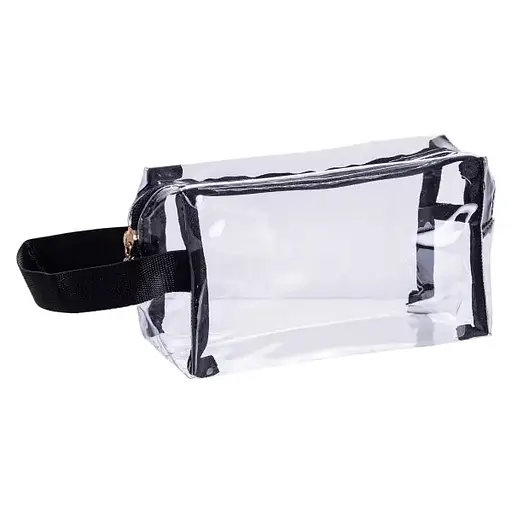 Набір косметичок Yiwu HP-16-6K, 23х14.5х17 см / 18х8х10.5 см водонепроникні 2 шт. прозорі - фото 5