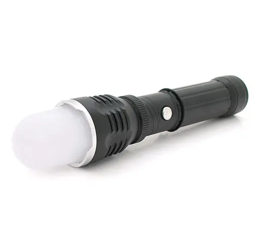 Фонарик с рассеивателем Watton WT-282-Q5, 1LED CREE Q5, 3W, 2 режима, ZOOM, ААА/18650 1300mAh - фото 1