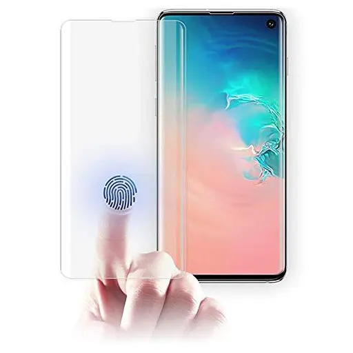 Захисне скло DK для Samsung Galaxy S10 G973 UV Curved 08560 clear - фото 2
