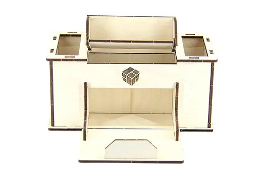 Дерев'яний конструктор "Настільний органайзер" 16 деталей - фото 1