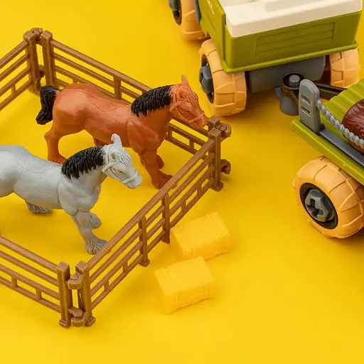 Игровой набор Otamanko Веселый хутор комбайн с прицепом - фото 8