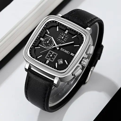 Наручний годинник чоловічий 2182SI Silver Skmei acs0030173 - фото 3