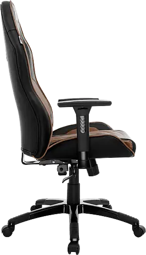 Геймерське крісло GT Racer чорне коричневе (X-2645 Black/Brown) - фото 3