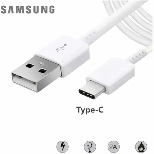 Зарядний пристрій Samsung та кабель USB-C Samsung Galaxy A03s (білий) - фото 4