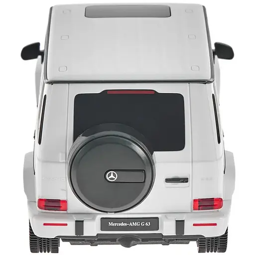 Машинка Rastar Mercedes-Benz G63 на управлінні 1:24 білий 95800 - фото 4