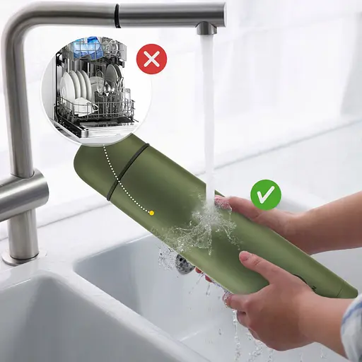 Термос Mountain Goat 1 л Navy Green (P-5907739315779) - фото 7