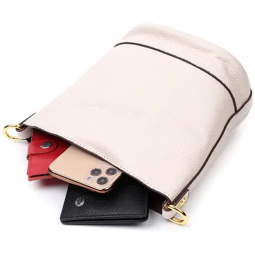 Кожаная сумка женская Vintage 22х18х12 см sum0024696 - фото 6