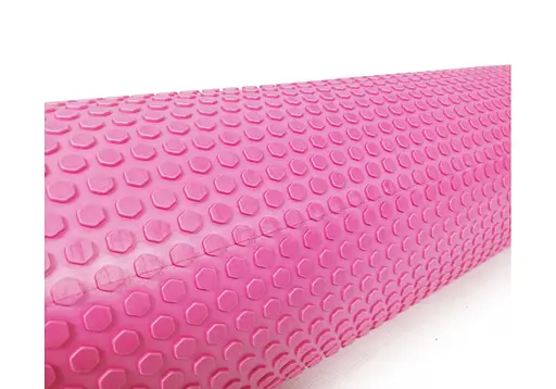 Массажный ролик EasyFit Foam Roller 45 см Розовый (EF-2030-P) - фото 2