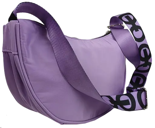 Женская наплечная сумка Looks Hip Bag by Wolfgang Joop лиловая sum0028695 - фото 6