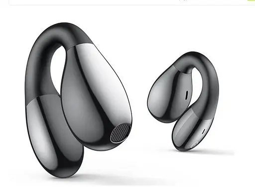 Навушники з спрямованим звуком бездротова Bluetooth 5.3 гарнітура Langsdom TS03 Black - фото 2