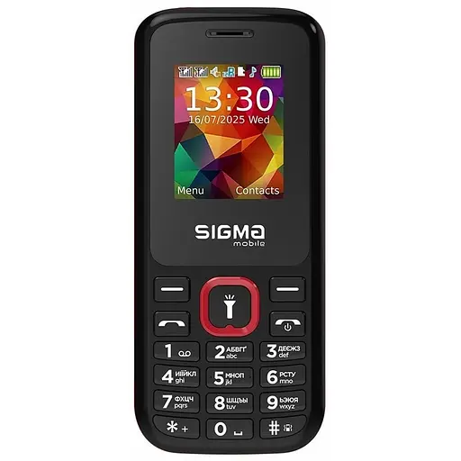 Мобільний телефон Sigma mobile X-style 171 MINI Black-Red UA UCRF