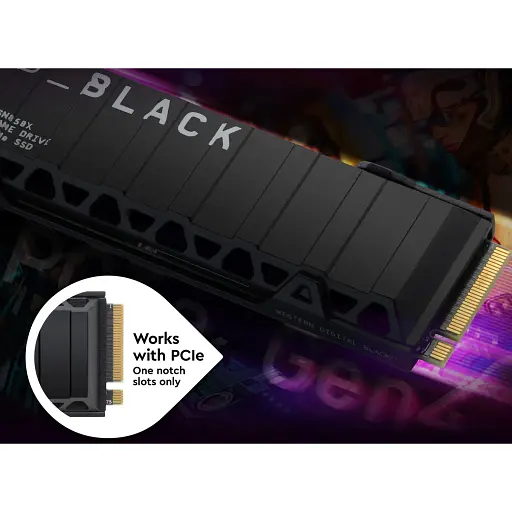 SSD накопитель Western Digital SN850X 1TB Black (WDS100T2XHE) [130878] - фото 7