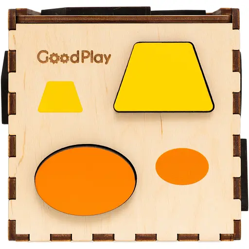 Кубик-сортер GoodPlay Кольорова фігурка (CUB-4-002) - фото 4
