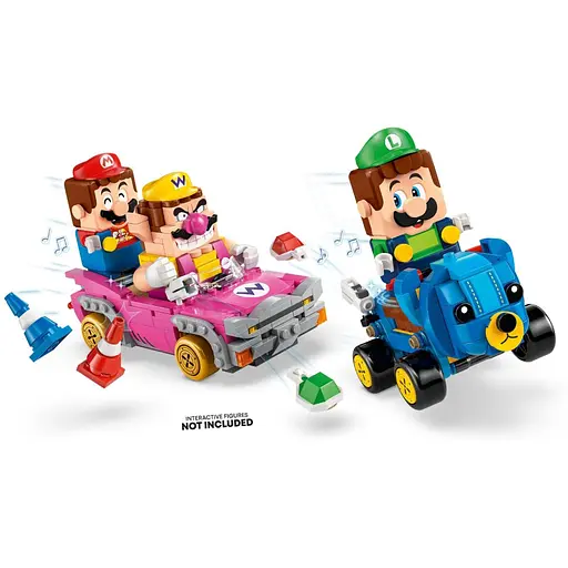 Конструктор LEGO Super Mario Mario Kart  Wario та King Boo 512 деталей (72038) - фото 7