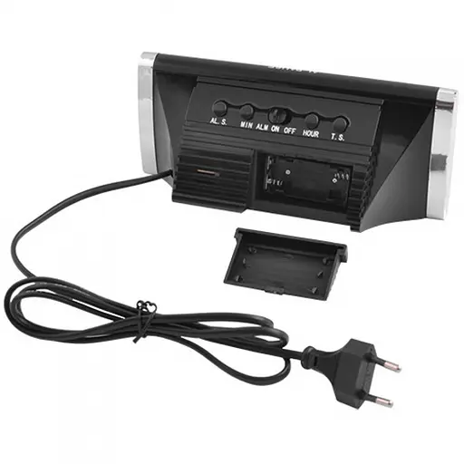 Часы сетевые VST-730-5 синие цифры 220В - фото 2