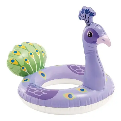 Детский надувной круг Павлин 59221(Violet) размер 81х58 см