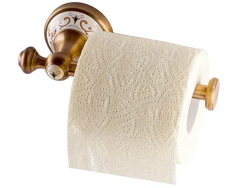 Тримач для туалетного паперу Kugu Medusa 712A Бронза - фото 2