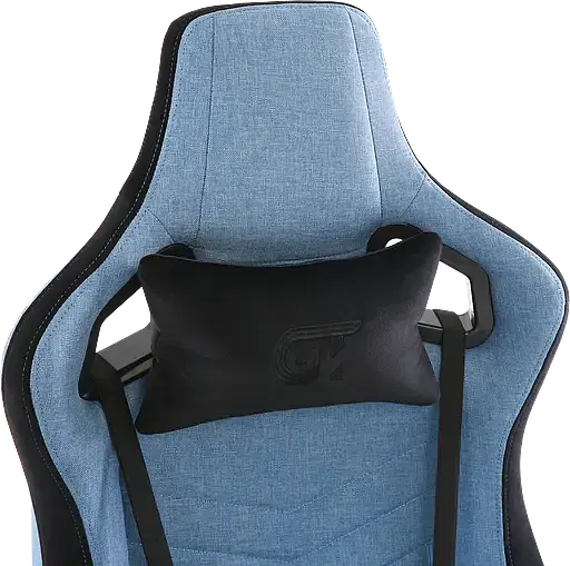 Геймерское кресло GT Racer светло-синее (X-0712 Shadow Light Blue) - фото 8