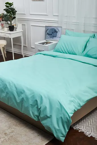 Комплект постільної білизни Moon&Star King Size 220x240 наволочки 2х70х70 Mind Бязь Gold Люкс - фото 1