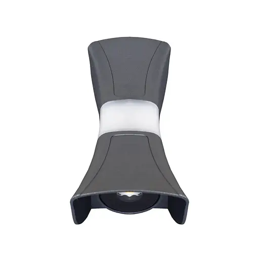 Светильник Brille фасадный LED 7W IP54 Black WW (AL-613/2) - фото 1