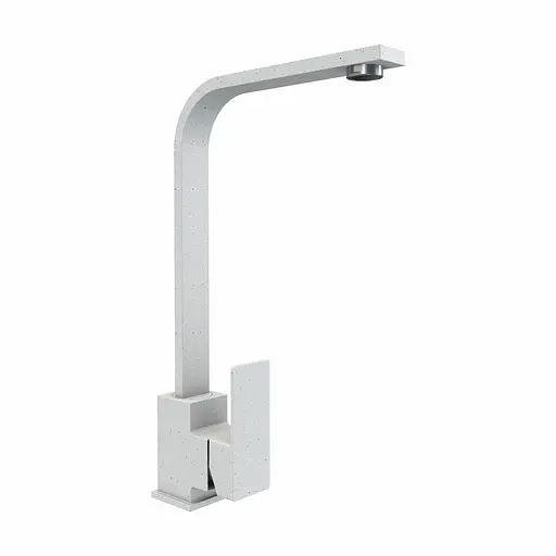 Змішувач для кухні Platinum 179 NES (3007) Білий в крапку Білий - фото 1