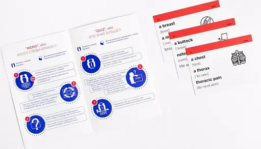 Настільна гра English Student Картки для вивчення медичної англійської мови English Student Medical English (укр.) (59123251) - фото 5