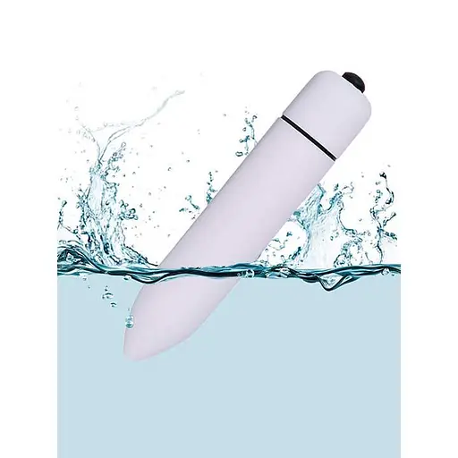 Вибропуля мини для клиторальной стимуляции водостойкая белая - фото 2