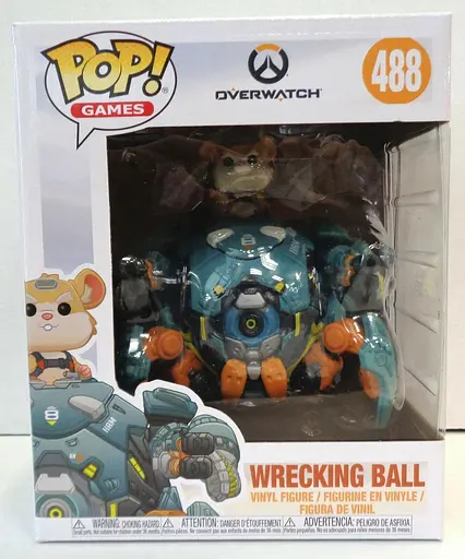 Фигурка Funko Pop Overwatch Wrecking Ball Овервотч Таран Хэммонд 15см OW B 488 - фото 6