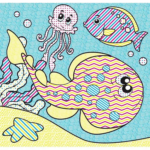 Водные раскраски Волшебная раскраска Морские приключения 757166, 4 картинки - фото 5