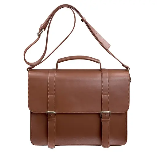 Шкіряна сумка-портфель Porte світло-коричневий - фото 9