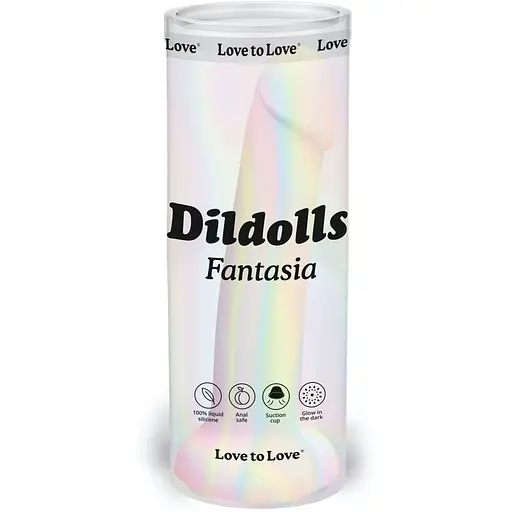 Светящийся в темноте Дилдо Love To Love Dildolls - Fantasia - фото 8