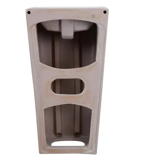 Комплект Qtap Tern: Раковина напольная моноблок 440х380х830 мм White + Донный клапан PU02O (QT1711G302WN47320) - фото 4