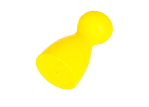 Аксессуар Фишка деревянная желтая для настольных игр 2.5 см поштучно (Р00509) - фото 2