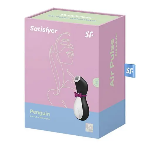 Вакуумний кліторальний стимулятор з вібрацією Satisfyer Pro Penguin Next Generation чорний - фото 5