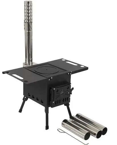 Піч дров'яна Bo-Camp Falconwood Black (8618600) (DAS302436) - фото 1