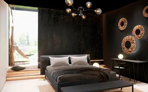 Люстра стельова Brille в спальню G9 40W BK/GY (BR-01 635C/6) - фото 5