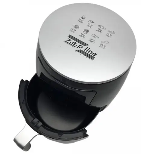 Аеро фритюрниця Zepline ZP-085 повітряна безмасляна 3000 Вт 6л Сріблястий - фото 3