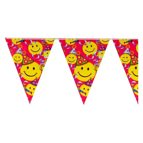 Гирлянда флажки Смайл - фото 1